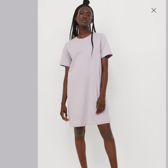 H&M Lavender T-Shirt Dress - Picture 2 of 4